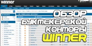 Букмекерская контора Winner — обзор надежного сервиса ставок