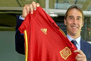 Хуан Лопатеги - тренер испанской сборной